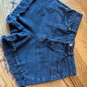 Women's Wild Fable Black‎ Denim/ Jean Shorts size 4